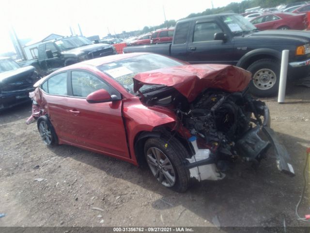 hyundai elantra 2018 5npd84lf0jh326208