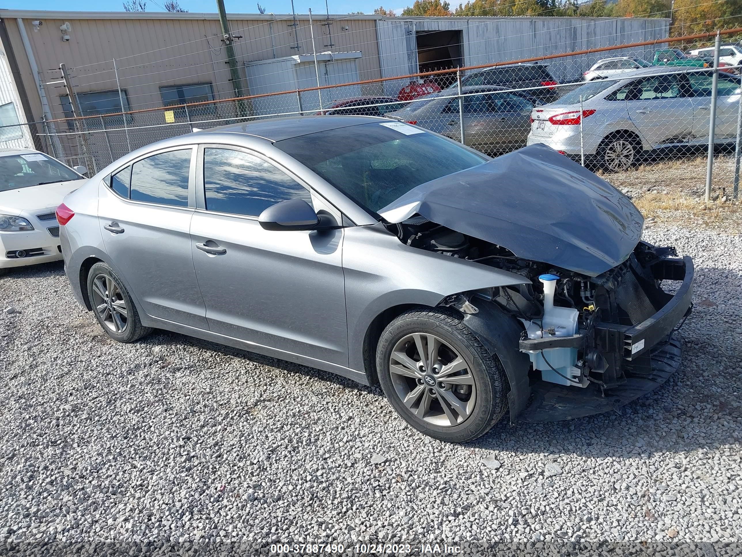 hyundai elantra 2018 5npd84lf0jh326337