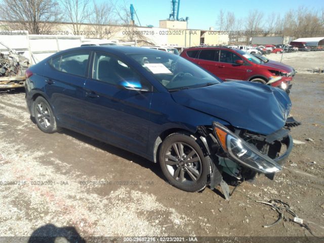 hyundai elantra 2018 5npd84lf0jh327987