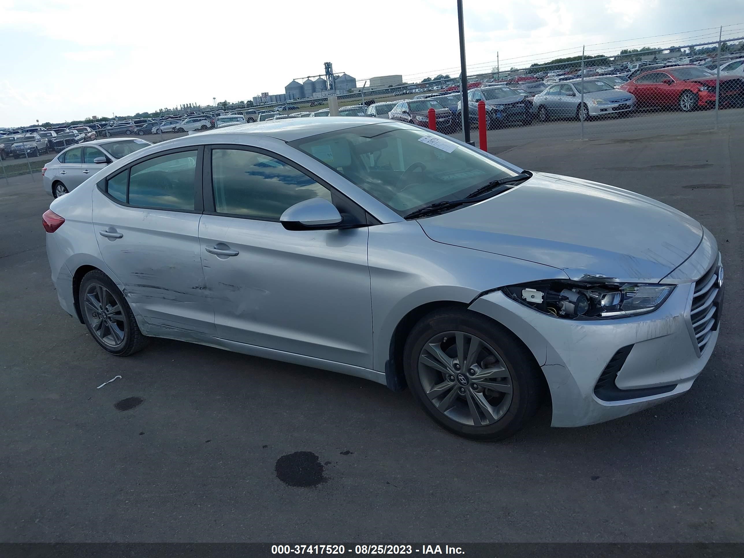 hyundai elantra 2018 5npd84lf0jh340190