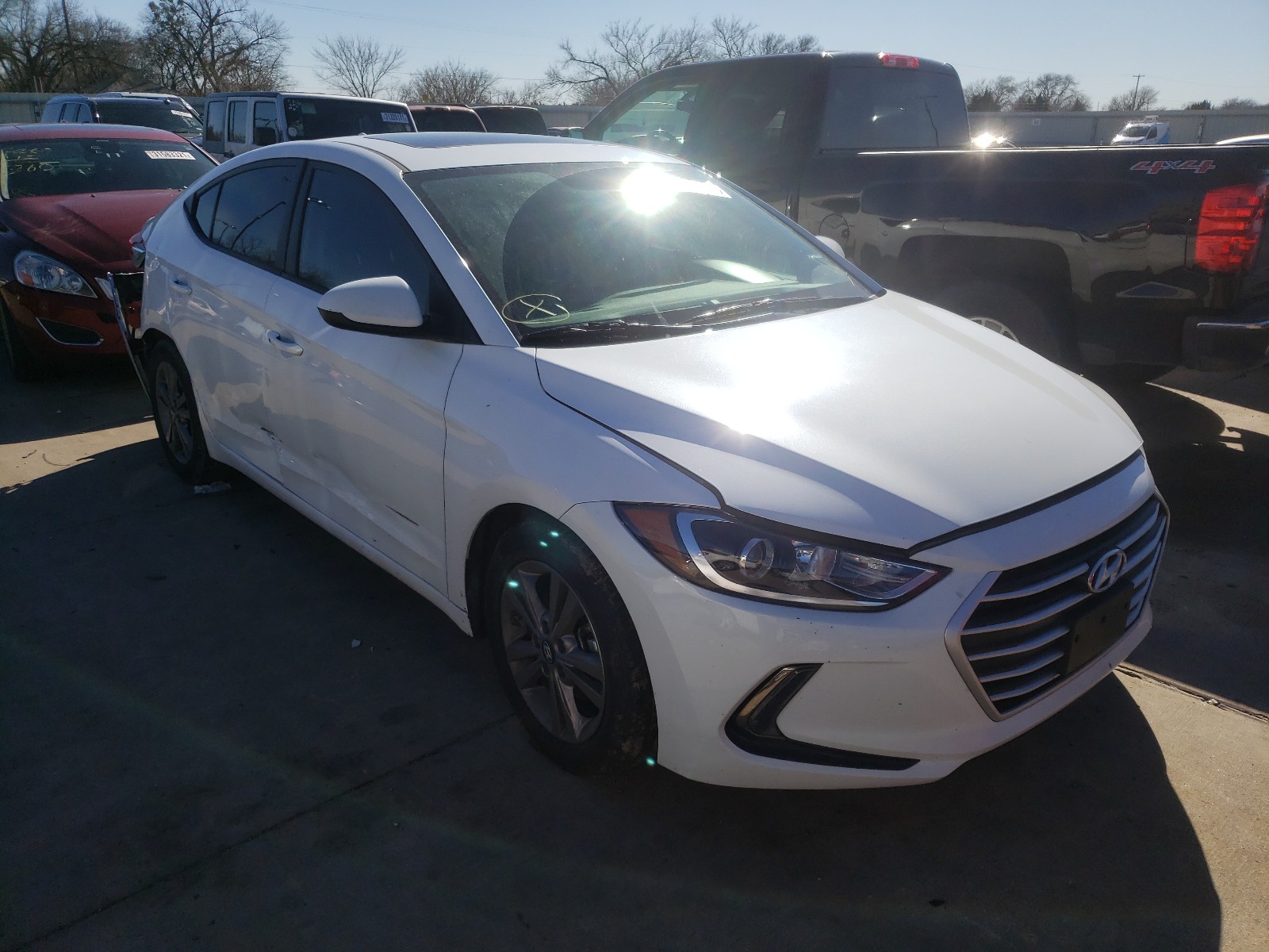 hyundai elantra se 2018 5npd84lf0jh363761