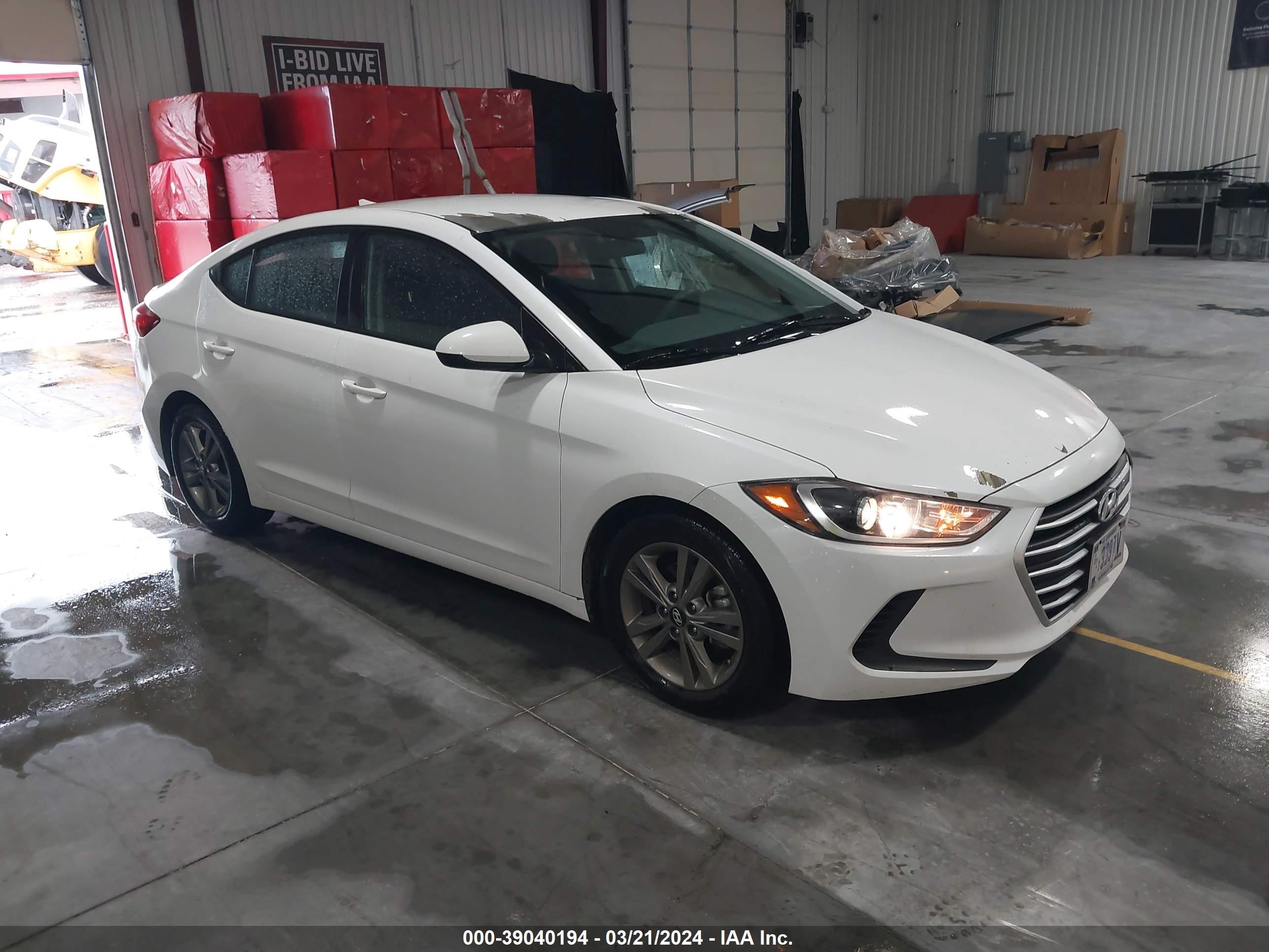 hyundai elantra 2018 5npd84lf0jh368412