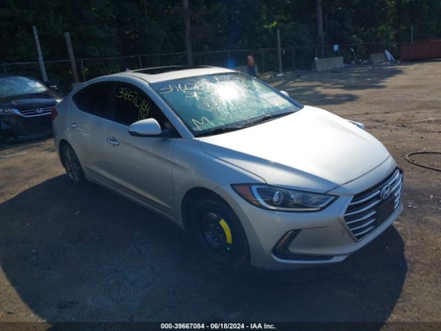 hyundai elantra 2018 5npd84lf0jh393374