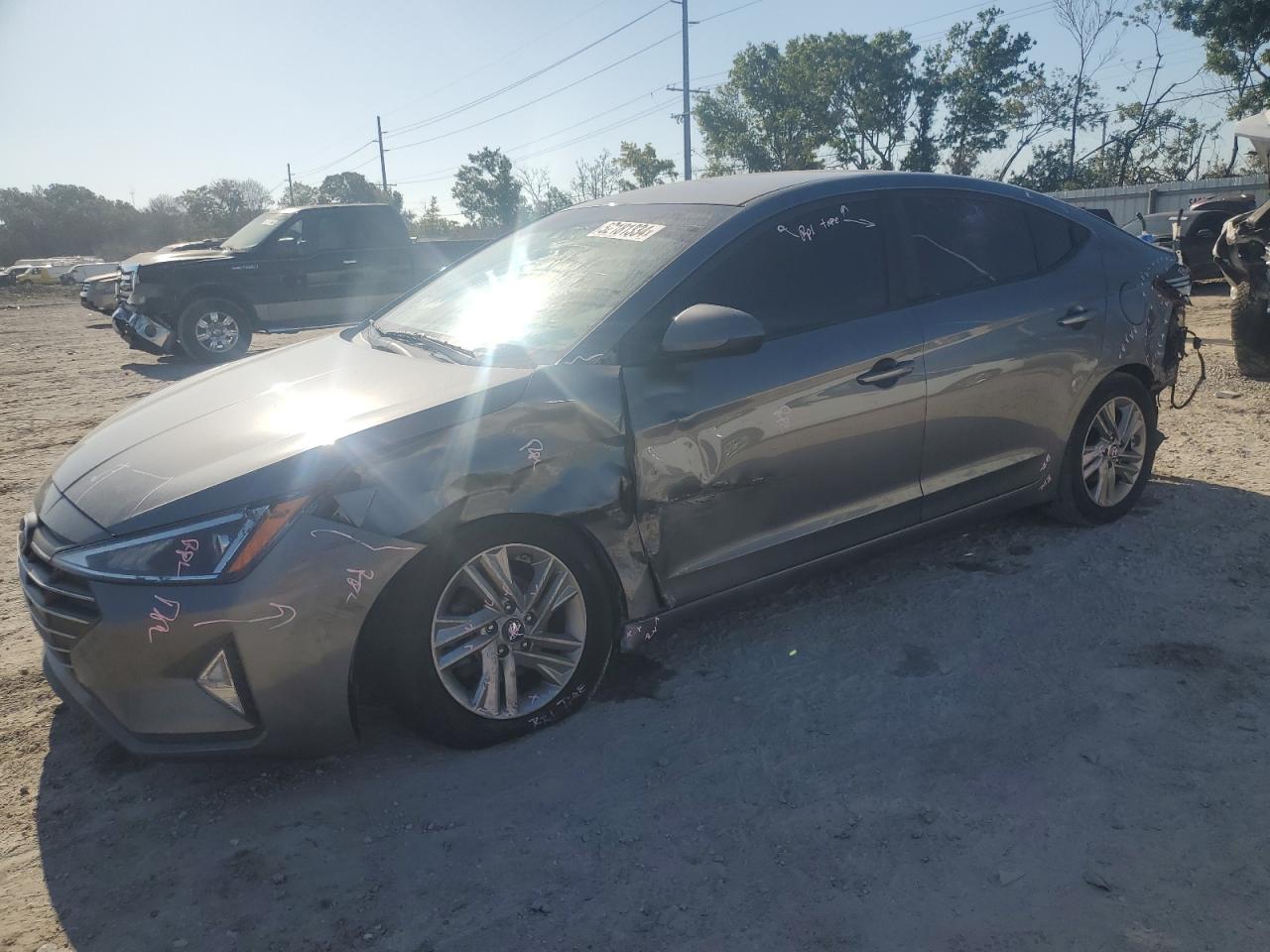 hyundai elantra 2019 5npd84lf0kh444499