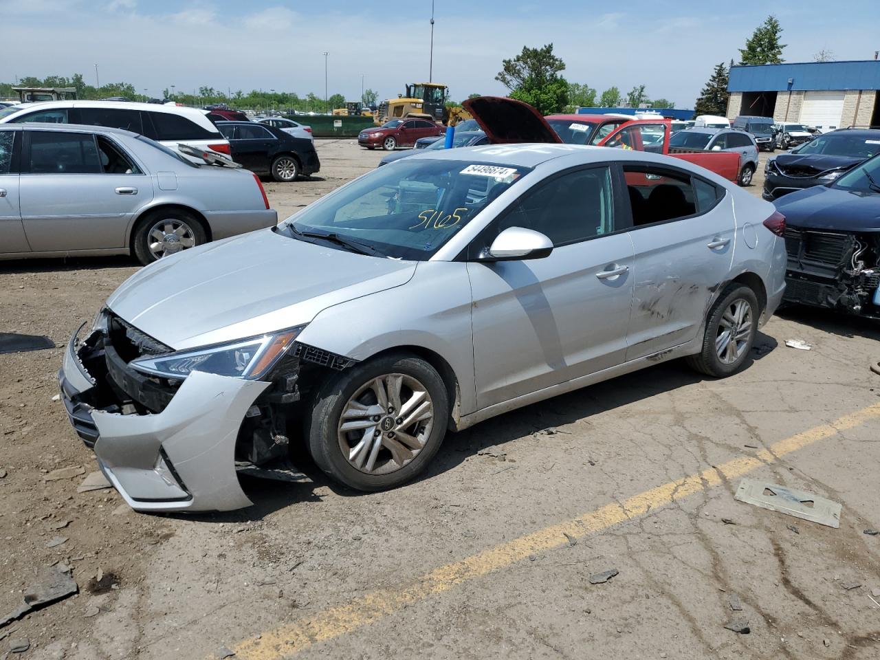 hyundai elantra 2019 5npd84lf0kh485165