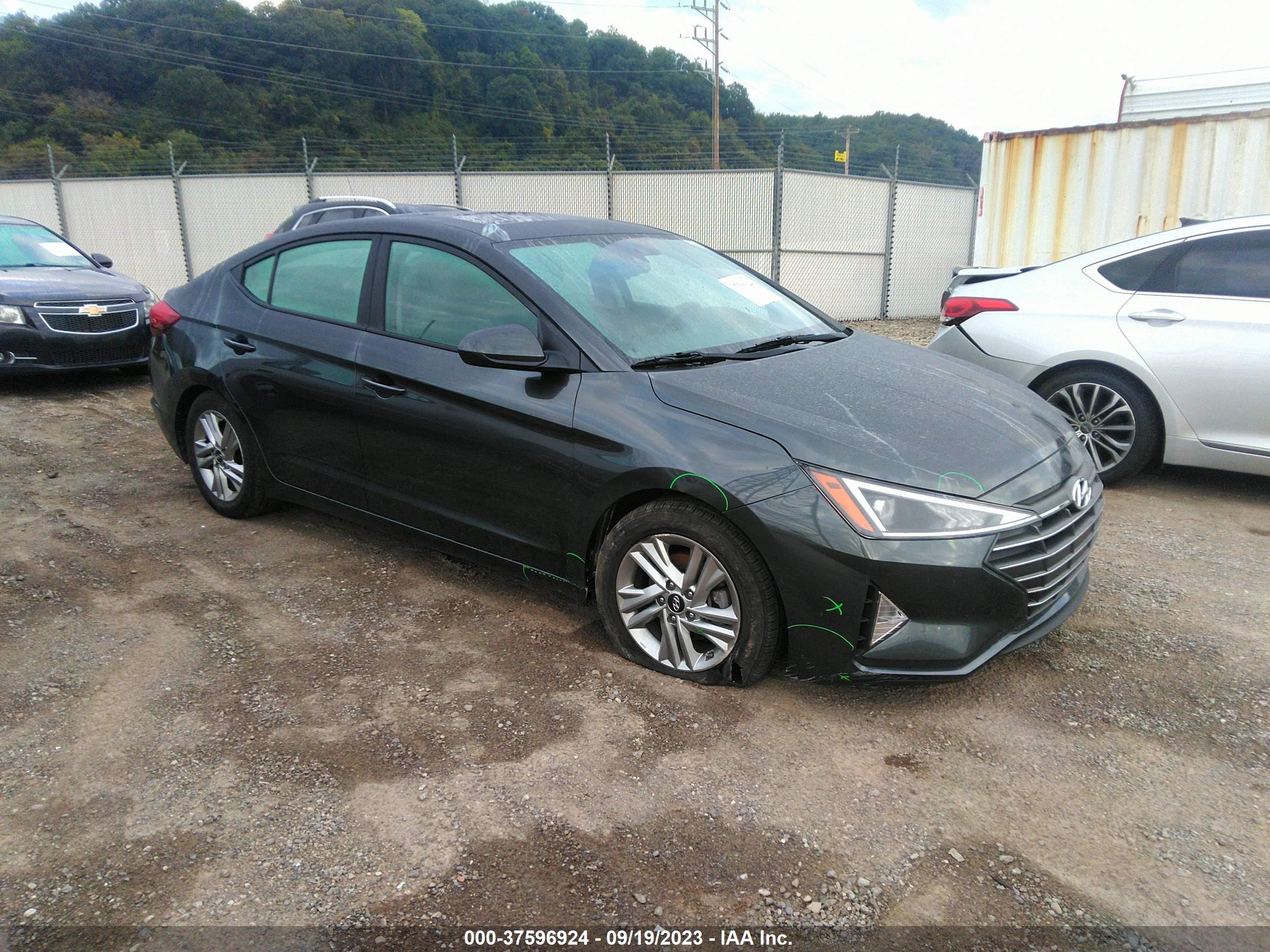 hyundai elantra 2020 5npd84lf0lh614815