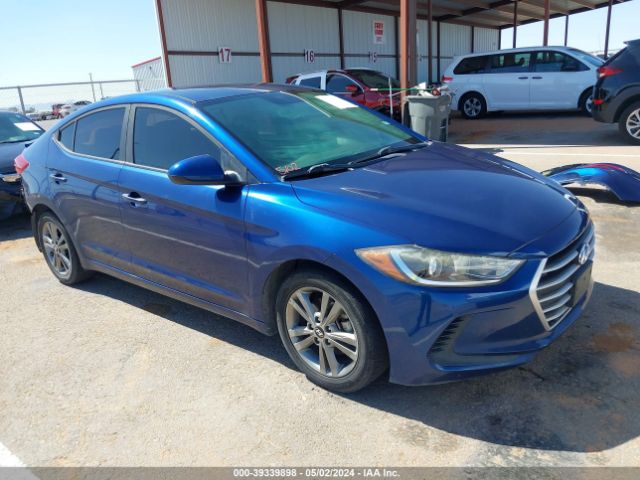 hyundai elantra 2018 5npd84lf1jh238896