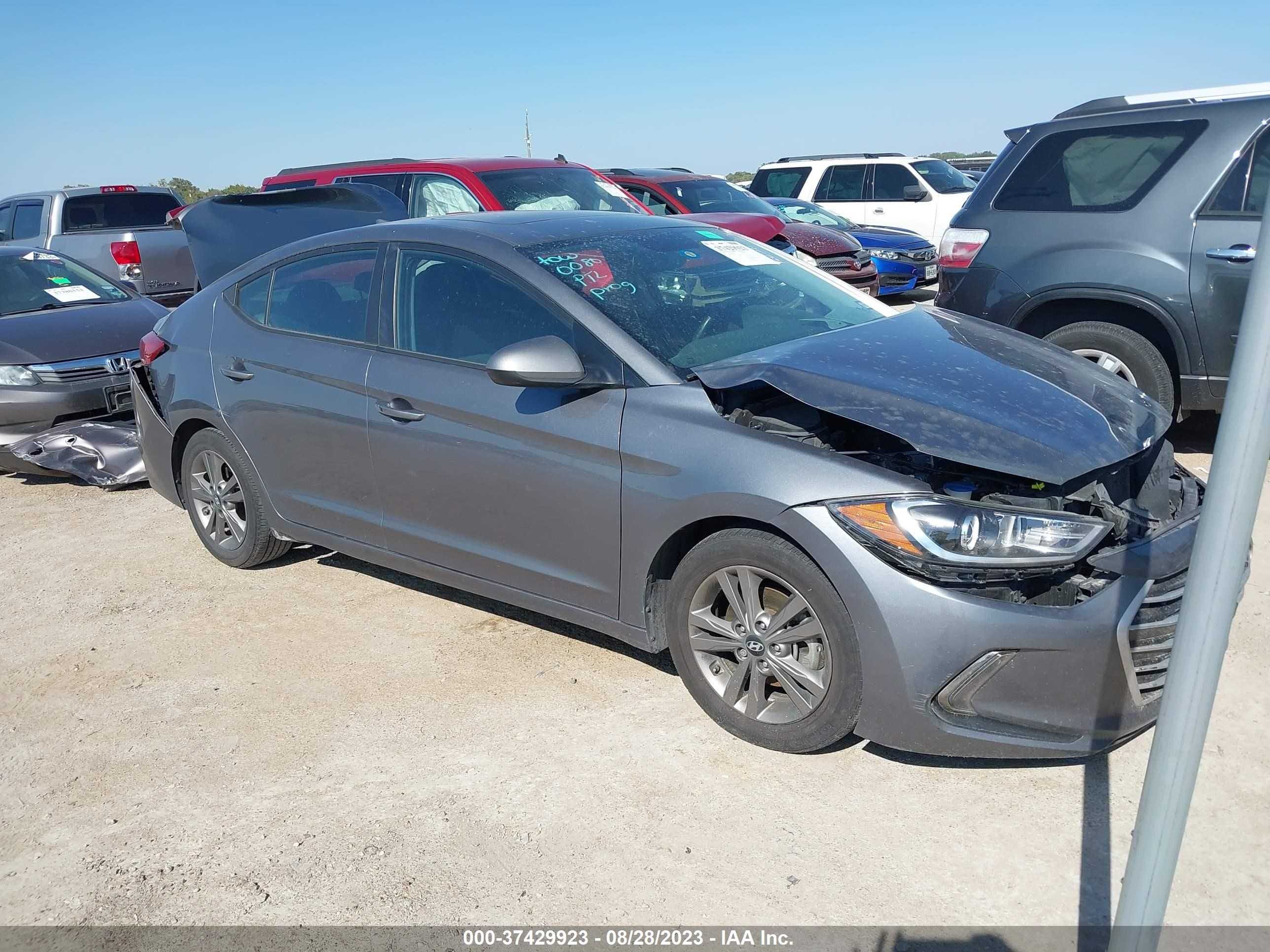 hyundai elantra 2018 5npd84lf1jh289976