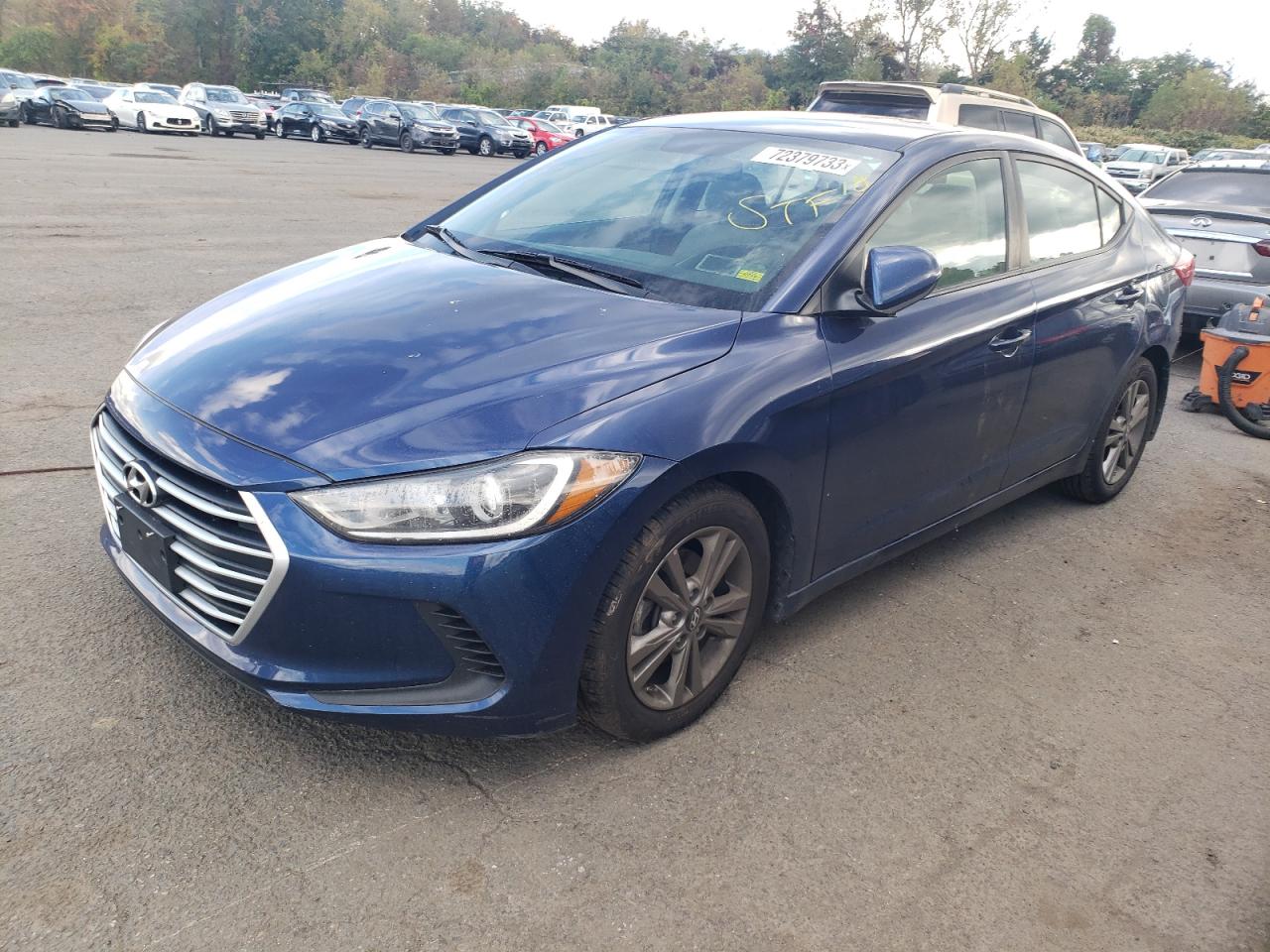 hyundai elantra 2018 5npd84lf1jh299987