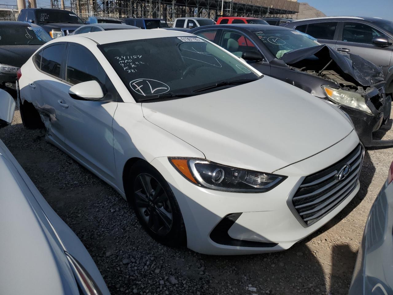 hyundai elantra 2018 5npd84lf1jh331577