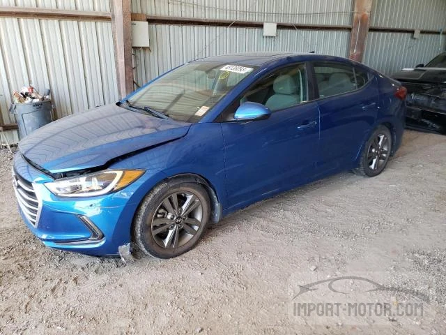 hyundai elantra 2018 5npd84lf1jh337802