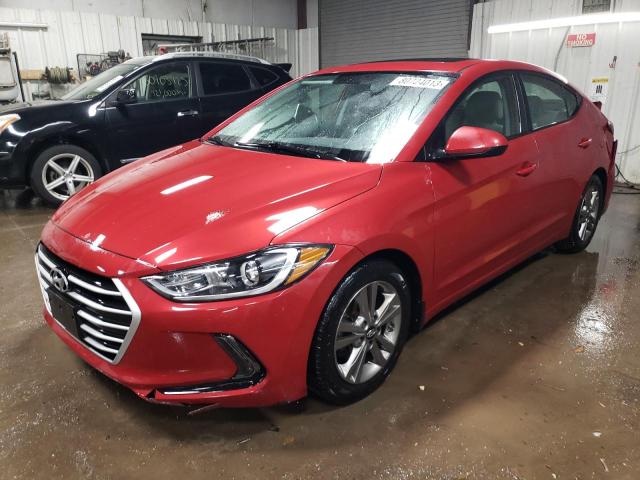 hyundai elantra 2018 5npd84lf1jh373716