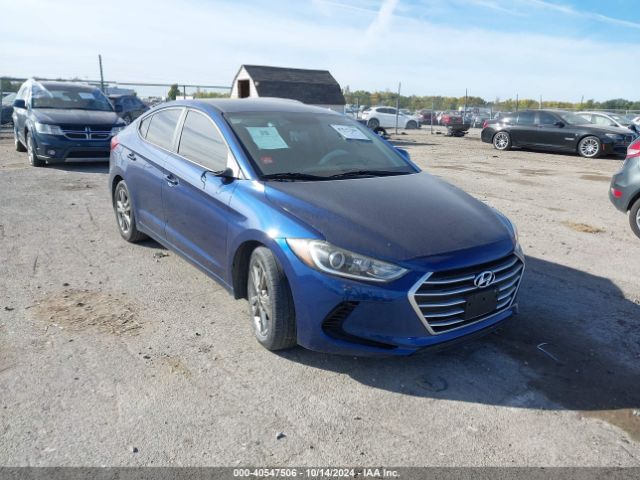 hyundai elantra 2018 5npd84lf1jh391634