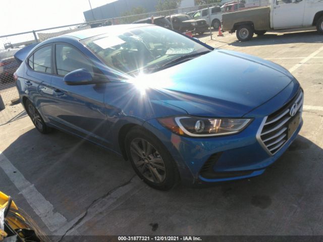 hyundai elantra 2018 5npd84lf1jh393111