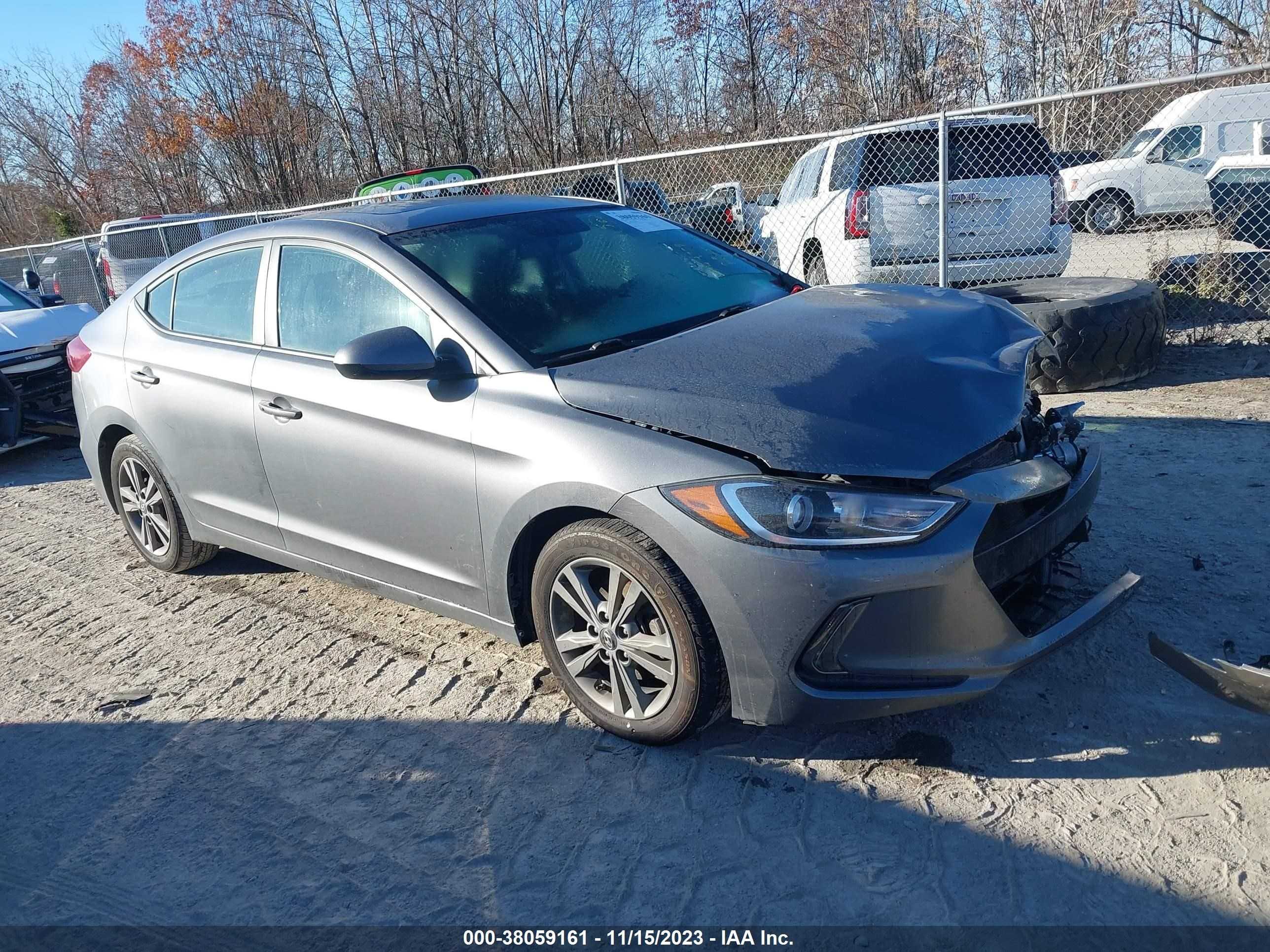 hyundai elantra 2018 5npd84lf1jh400378