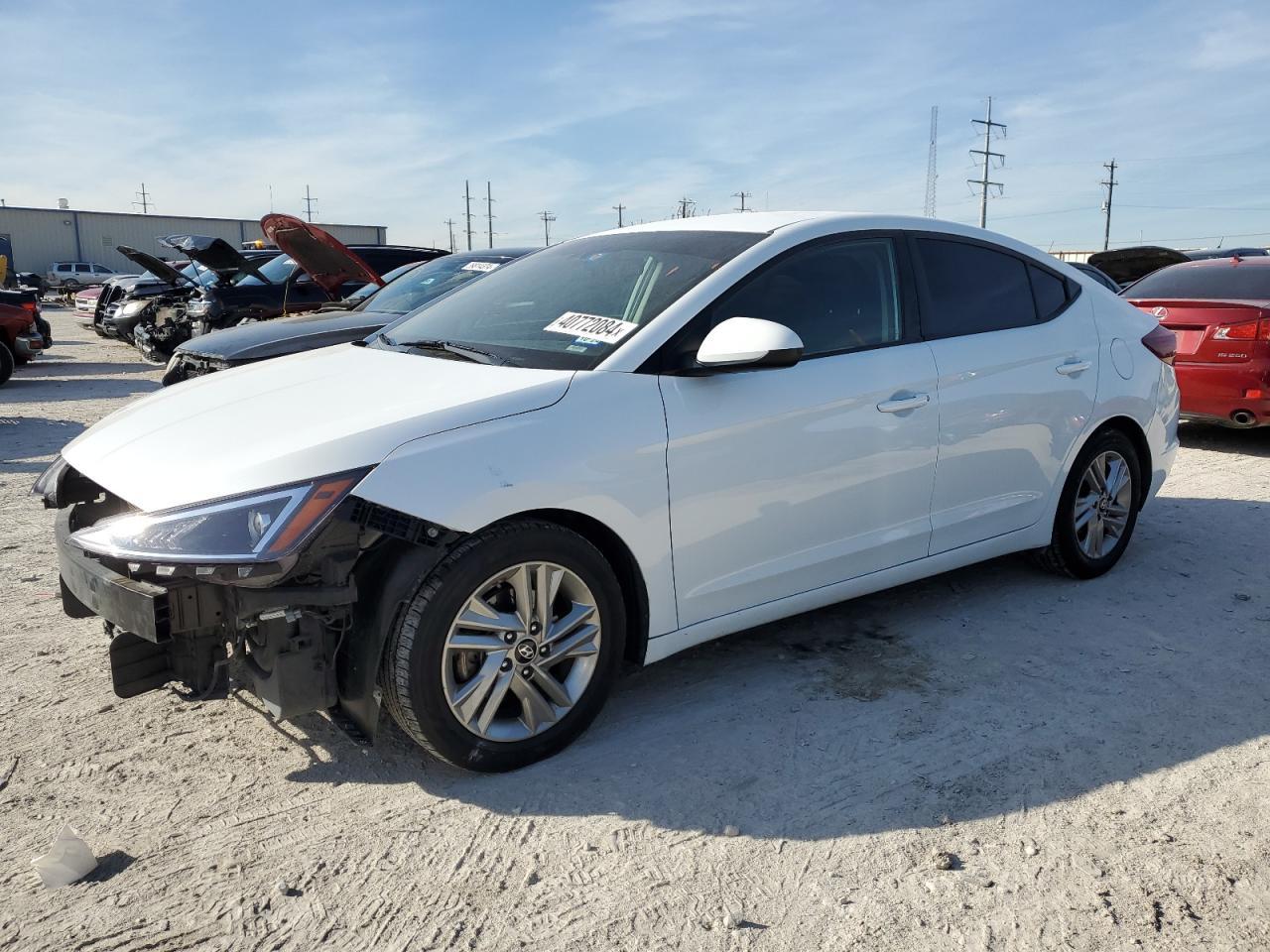 hyundai elantra 2019 5npd84lf1kh457357