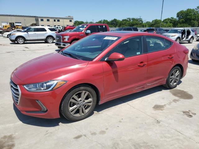 hyundai elantra 2018 5npd84lf2jh235442