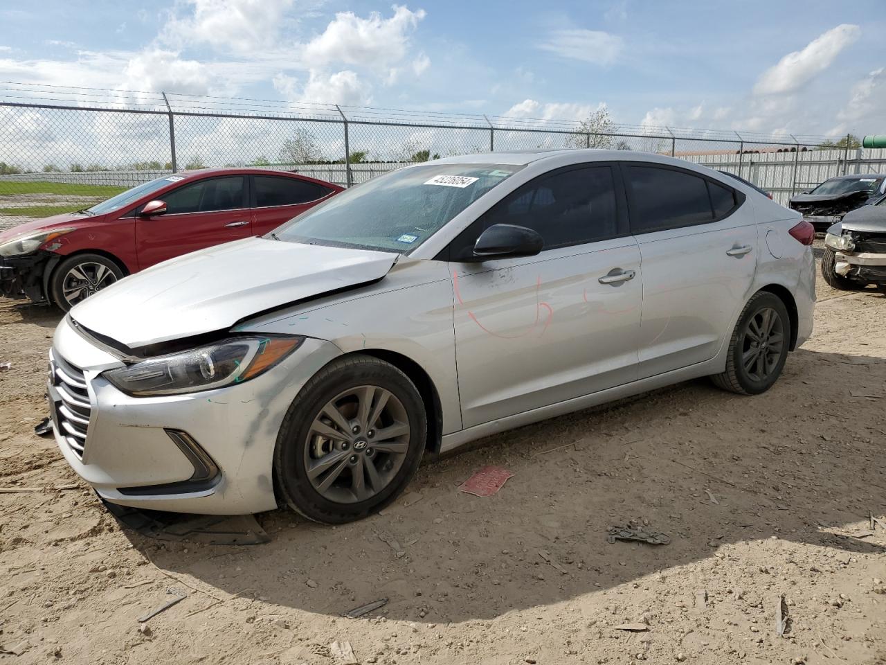 hyundai elantra 2018 5npd84lf2jh260681