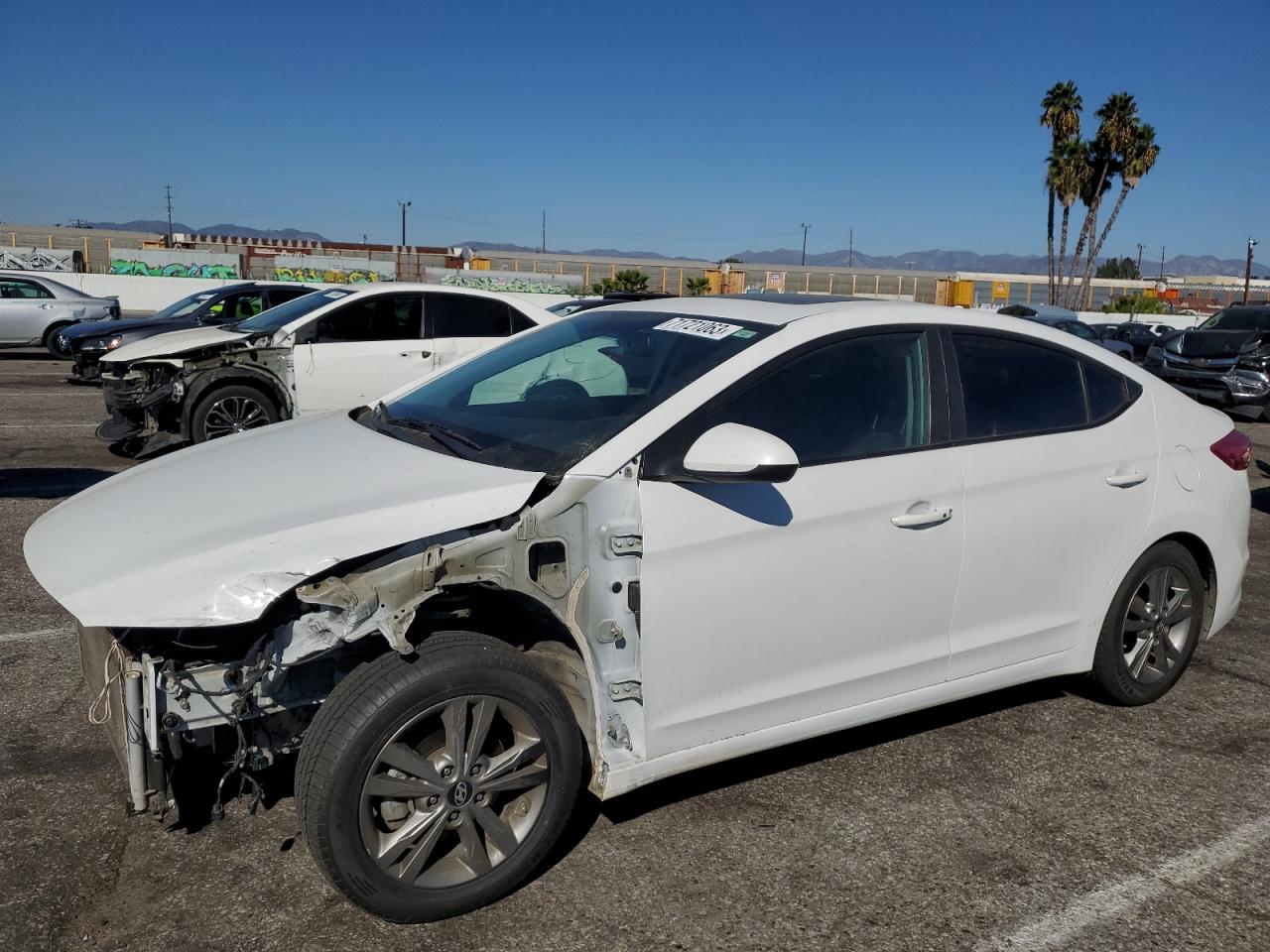 hyundai elantra 2018 5npd84lf2jh315095