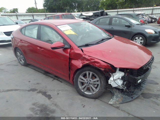 hyundai elantra 2018 5npd84lf2jh315663