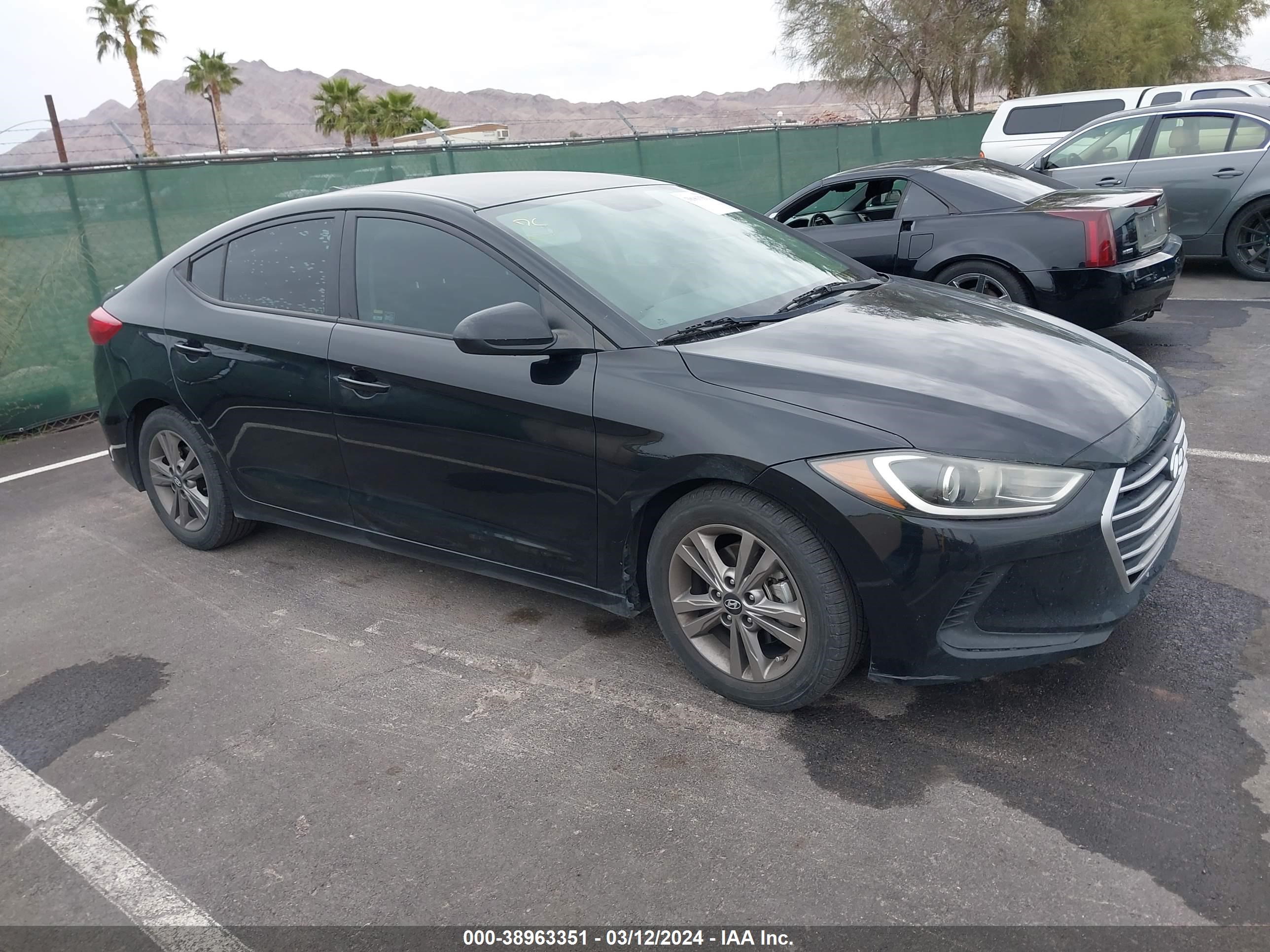 hyundai elantra 2018 5npd84lf2jh340028