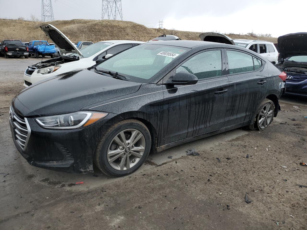 hyundai elantra 2018 5npd84lf2jh372722