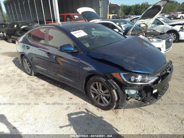 hyundai elantra 2018 5npd84lf2jh373790