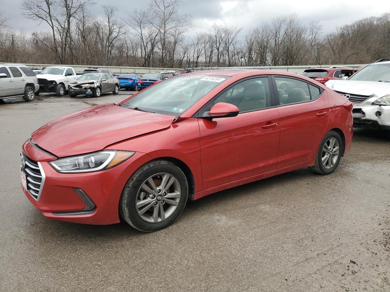 hyundai elantra 2018 5npd84lf2jh379654