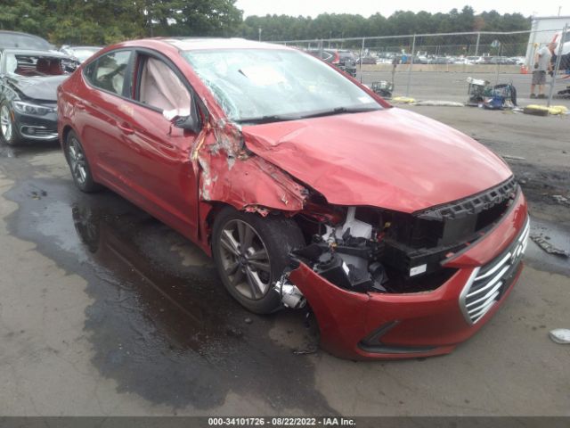 hyundai elantra 2018 5npd84lf2jh380691