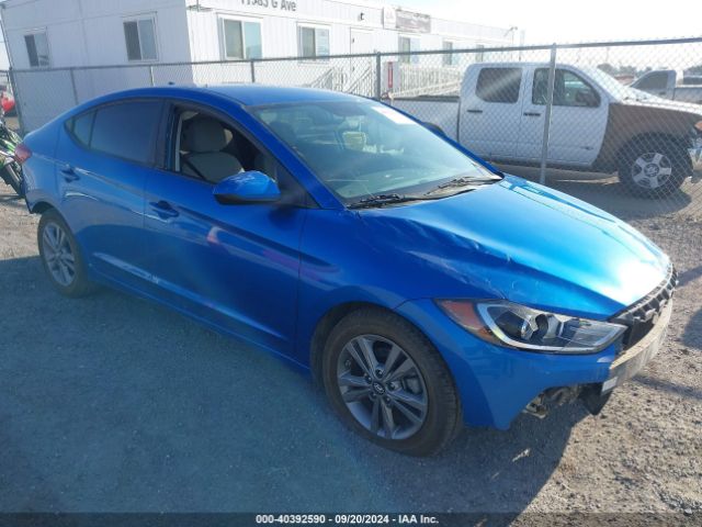 hyundai elantra 2018 5npd84lf2jh397569