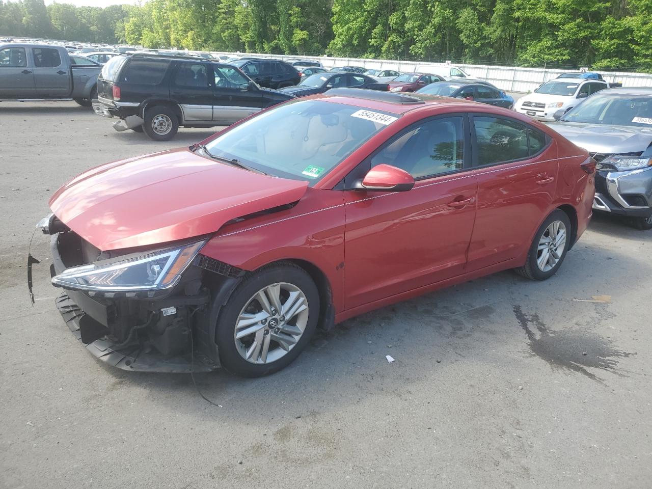 hyundai elantra 2019 5npd84lf2kh440308