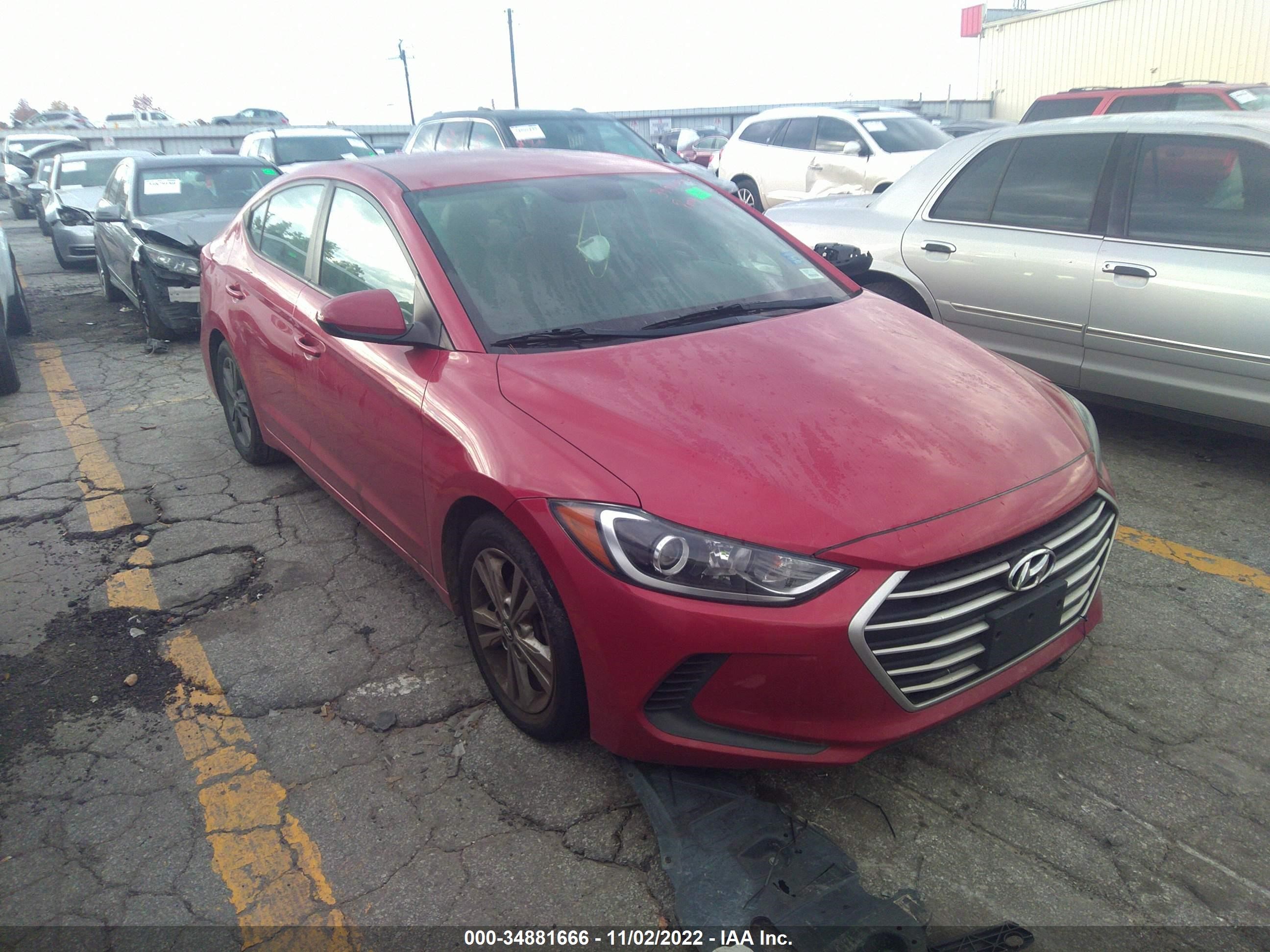 hyundai elantra 2017 5npd84lf3hh169672