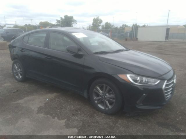 hyundai elantra 2018 5npd84lf3jh218911