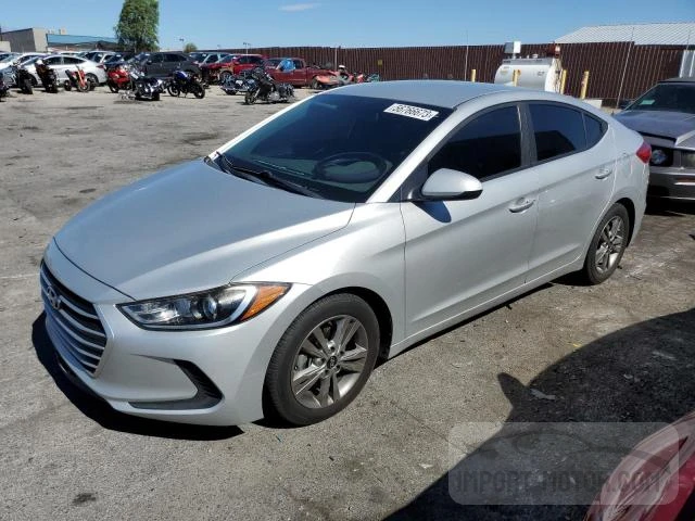 hyundai elantra 2018 5npd84lf3jh220318