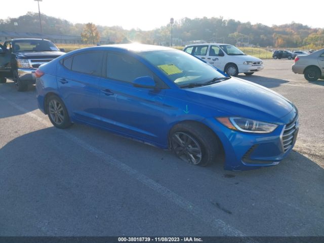 hyundai elantra 2018 5npd84lf3jh221758