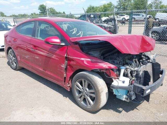 hyundai elantra 2018 5npd84lf3jh231769