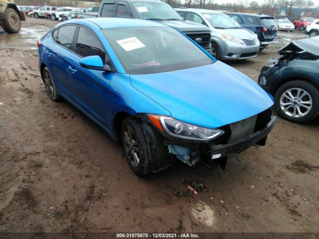 hyundai elantra 2018 5npd84lf3jh237927