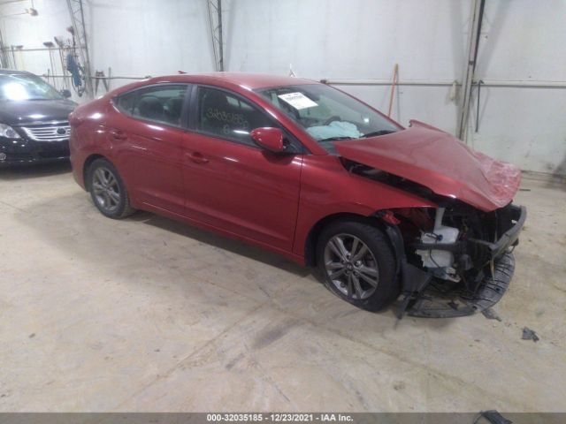 hyundai elantra 2018 5npd84lf3jh258518