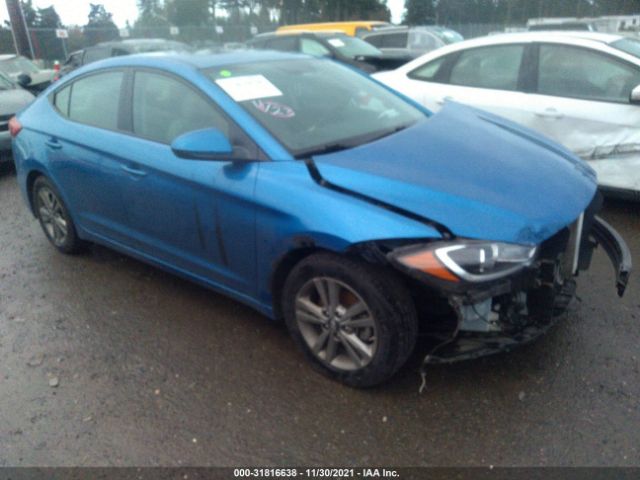 hyundai elantra 2018 5npd84lf3jh293298