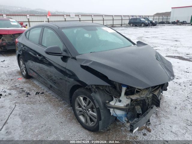 hyundai elantra 2018 5npd84lf3jh296606