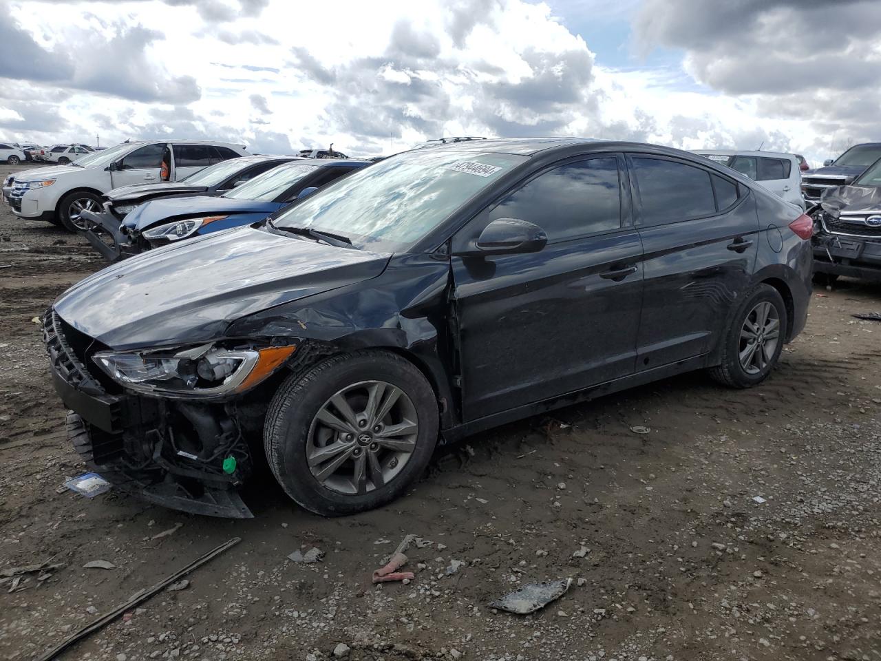 hyundai elantra 2018 5npd84lf3jh297996