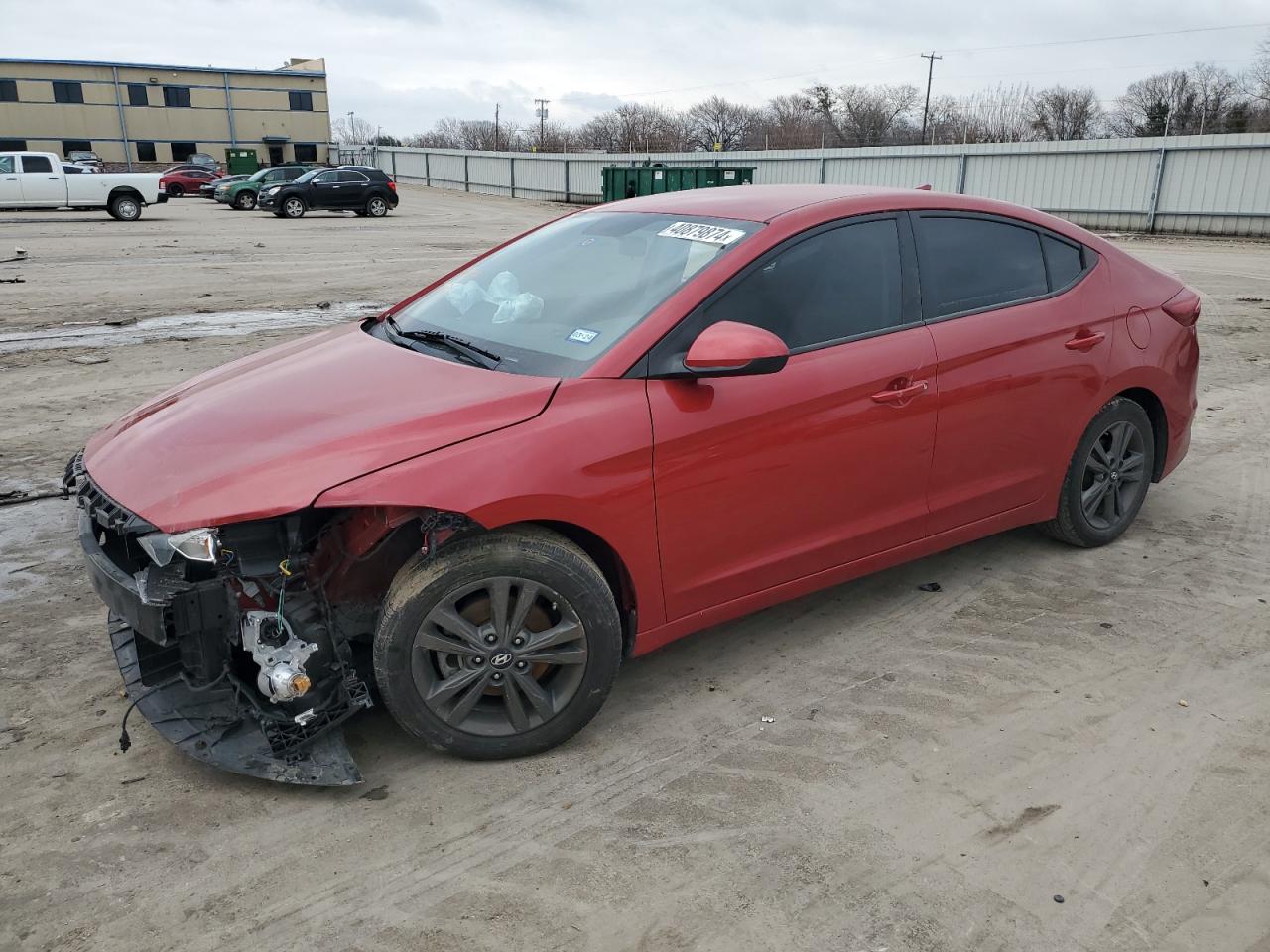 hyundai elantra 2018 5npd84lf3jh306356