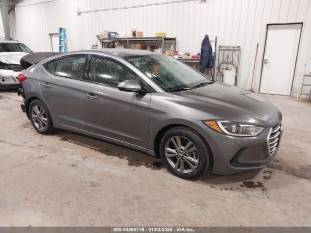 hyundai elantra 2018 5npd84lf3jh346517