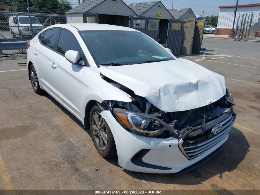 hyundai elantra 2018 5npd84lf3jh356884