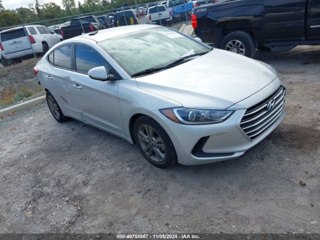 hyundai elantra 2018 5npd84lf3jh357257