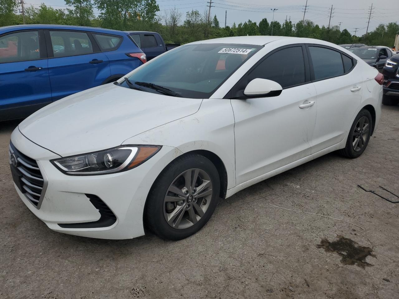 hyundai elantra 2018 5npd84lf3jh366556