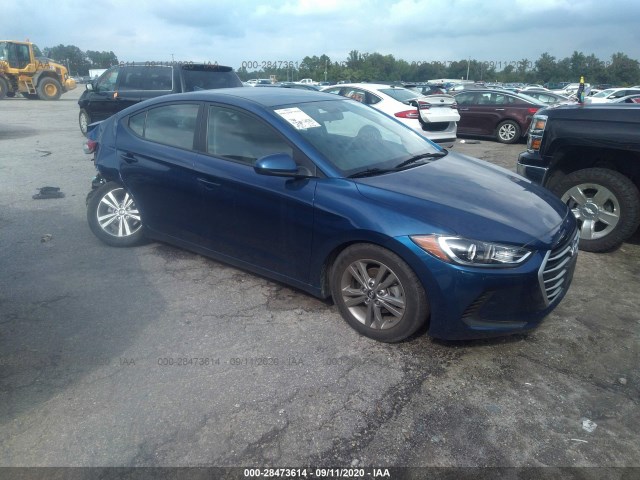 hyundai elantra 2018 5npd84lf3jh372308