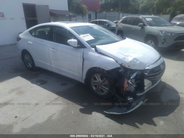 hyundai elantra 2019 5npd84lf3kh454766