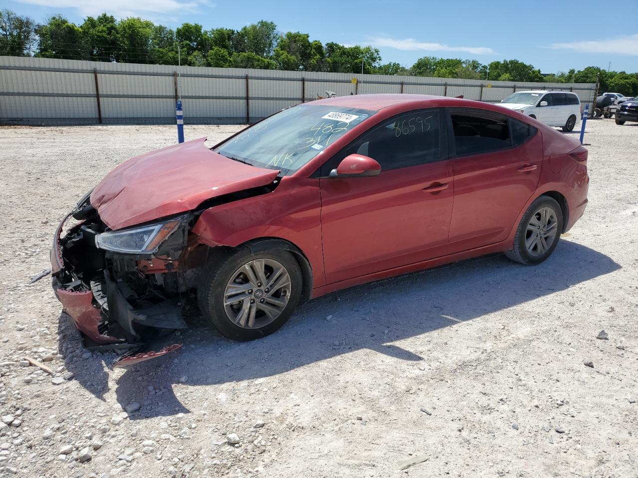 hyundai elantra 2019 5npd84lf3kh482311