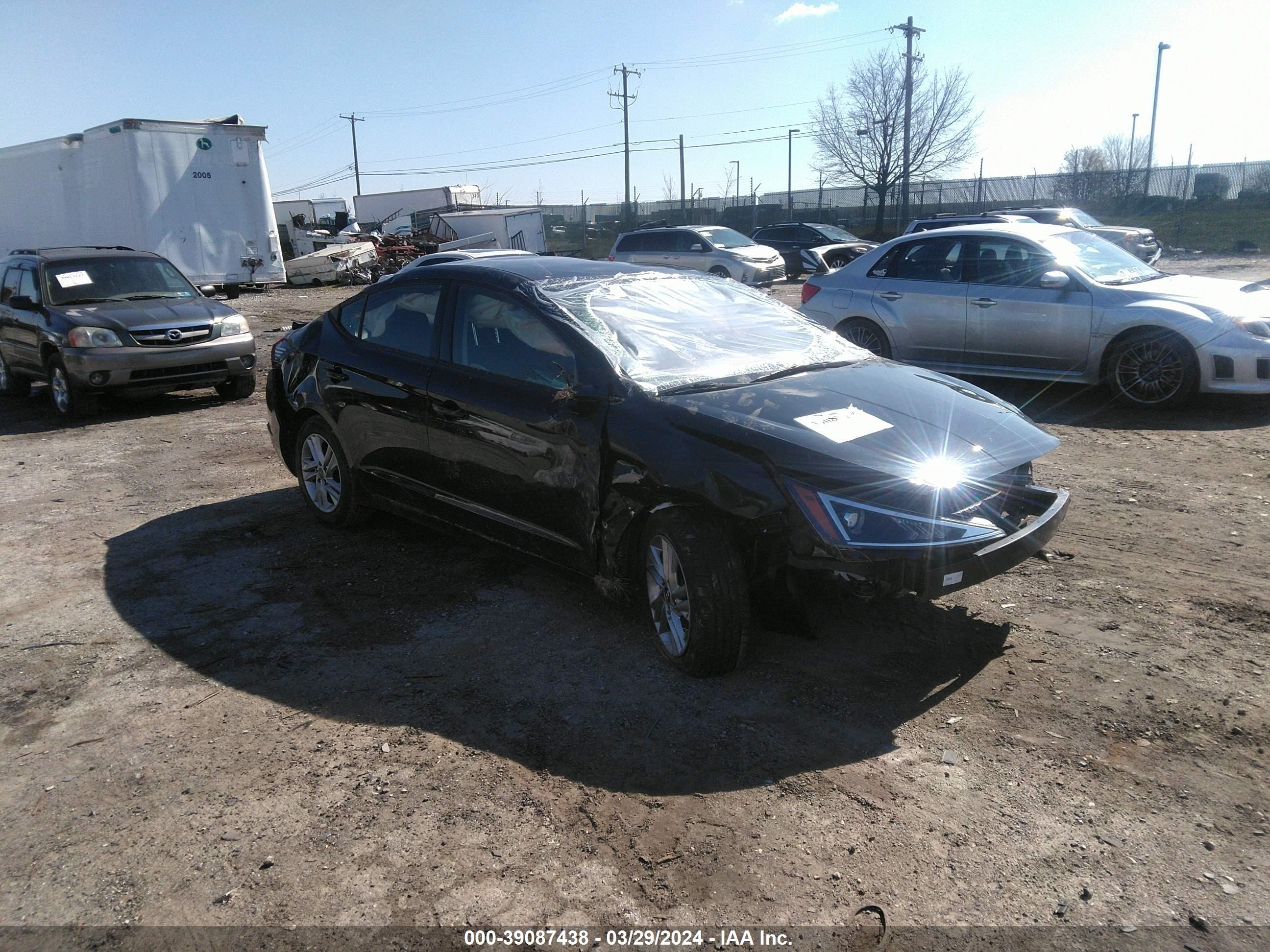 hyundai elantra 2020 5npd84lf3lh545831